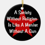Anti-Religion Quote Ornaments