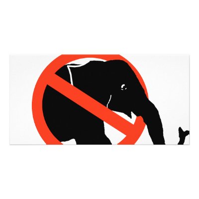 Anti-Republican / Anti-Conservative Customized Photo Card by liberal