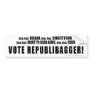 Anti-Republican bumper sticker