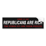 Anti-Republican bumper sticker bumper stickers