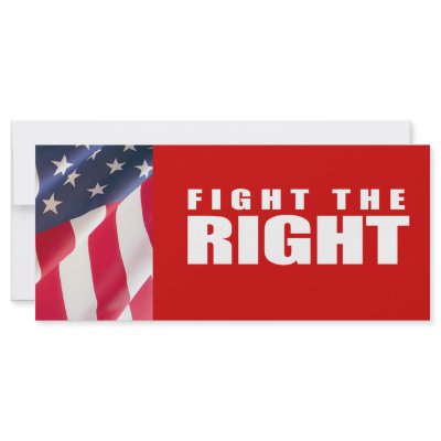 Anti-Republican - Fight the Right Rack Cards by AntiRepublican