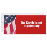 Anti-Republican - Sarah is not my mummy rack cards