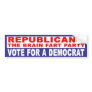 Anti-Republican -   The Brain Fart Party Bumper Stickers