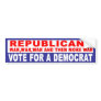 Anti-Republican -  War War War Bumper Sticker