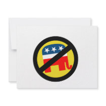 Anti-Republican yellow Invite
