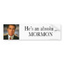 Anti-Romney Absolute Mormon Bumper Sticker