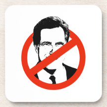 Anti Romney Beverage Coaster