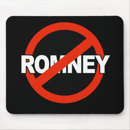 Anti Romney Name -.png Mouse Mats