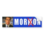 Anti-Romney sticker Moron Bumper Stickers