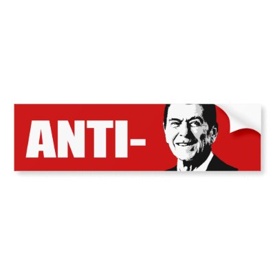 ANTI-RON REAGAN by Politicaltshirts