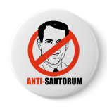 Anti-Santorum- Pins