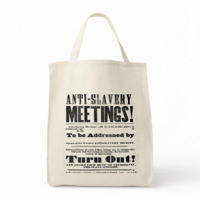 Anti Slavery Meeting Bag by stylnic