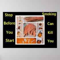 anti smoking posters many