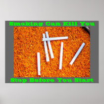 anti smoking posters on Green