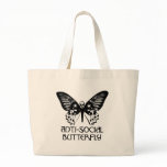 Anti-Social Butterfly Canvas Bag