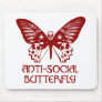 Anti-Social Butterfly Mousepad