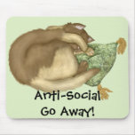 Anti-social mousepads
