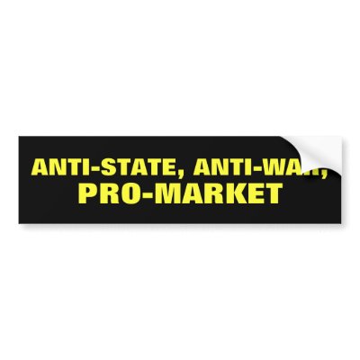 Anti-State Bumper Sticker by One_Lesson