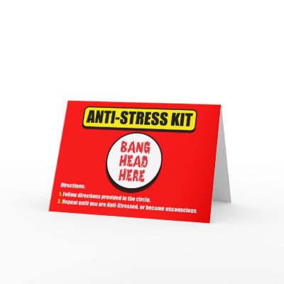 Anti Stress Kit Greeting Card by pdffun