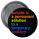 Anti-Suicide Pinback Buttons
