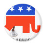 Anti Tea-Party Elephant Poop in Tea Cup