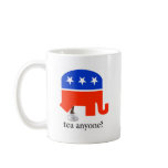 Anti Tea-Party Elephant Poop in Tea Cup Coffee Mug