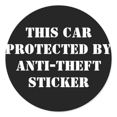 ANTI-THEFT Sticker by Ryne800