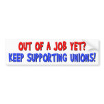 Anti-Union bumper stickers