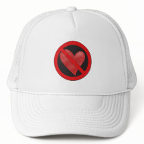 Anti-Valentine Sign Trucker Hat