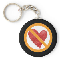 Anti-Valentine Sign Keychains