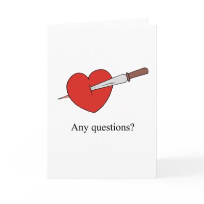 Anti Valentines Cards by antivalentinesday