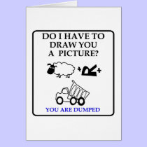 Anti-Valentine's Day card: Pictionary Dumped cards