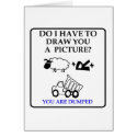 Anti-Valentine's Day card: Pictionary Dumped