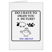 Anti-Valentine's Day card: Pictionary Fat Man