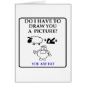 Anti-Valentine's Day card: Pictionary Fat Man