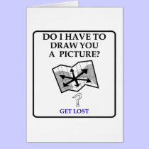 Anti-Valentine's Day card: Pictionary Get Lost cards