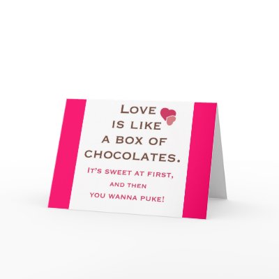 Anti-Valentine's Day Cards by antivalentinesday