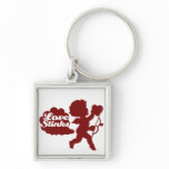 Anti-valentines day Cupid Keychain