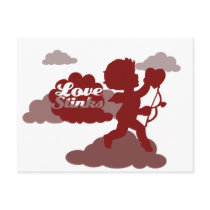 anti-valentines day Cupid Love stinks