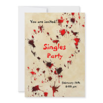 Anti- Valentine's Day Party invitation