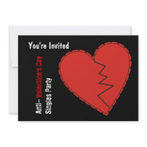 Anti-Valentine's Day Party Invitation