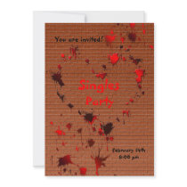 Anti- Valentine's Day Party invitation
