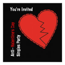 Anti-Valentine's Day Party Invitation