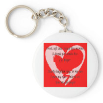 Anti-Valentine's Day Poem Key Chain