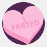 Anti-Valentine's Day Round Stickers