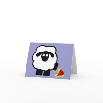 Anti Valentines Day Sheep Card