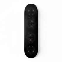 Anti Valentine's Gothic Hearts Fractal Mask Skateboard Decks