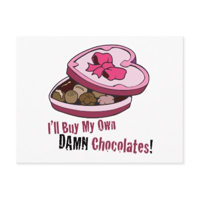 Anti Valentine's Postcard by antivalentinesday