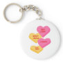 anti vday candy hearts key chain