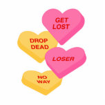 anti vday candy hearts photo sculptures